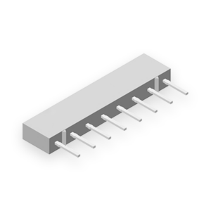 Resistencias lineales array militar