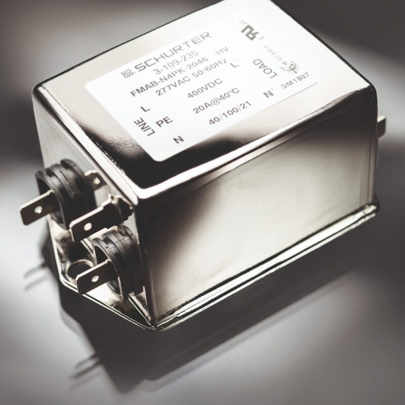 Filtros EMC de Schurter para aplicaciones industriales, médicas y energéticas