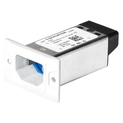 SCHURTER 5180 appliance inlet filter con protección IP67