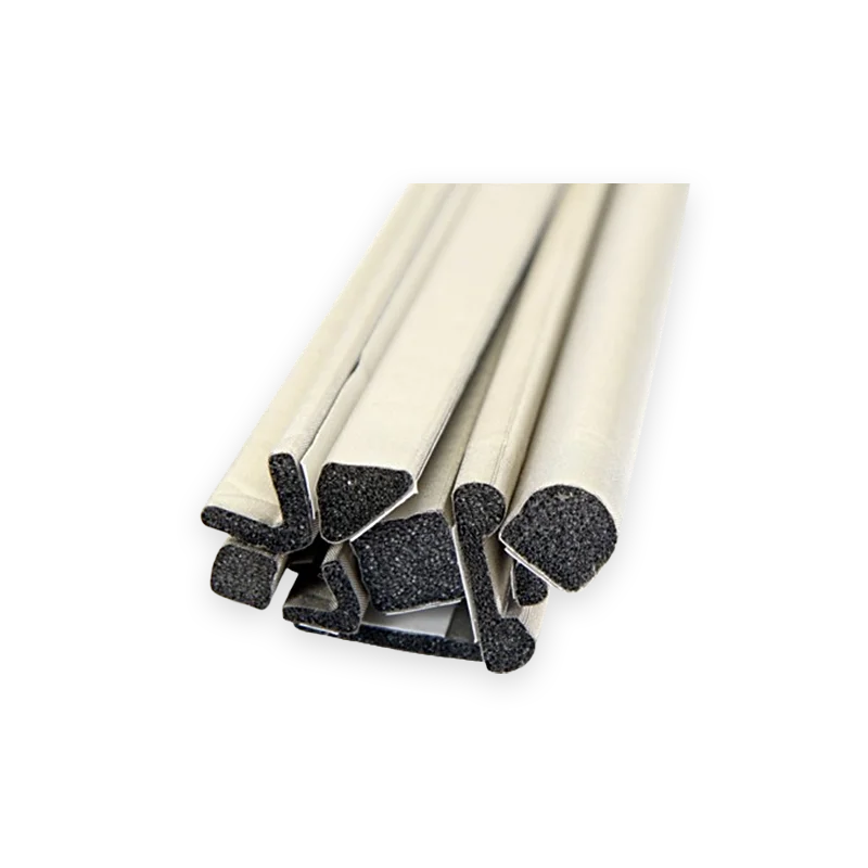 Perfiles de tela sobre silicona + PSA